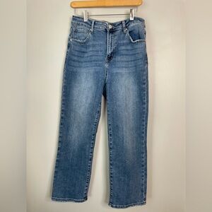Women's Straight Leg Jeans - Blue